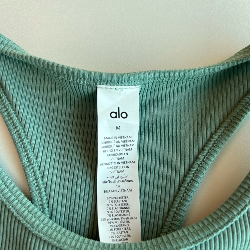 Alo Ribbed Tank - Picture 3 of 4